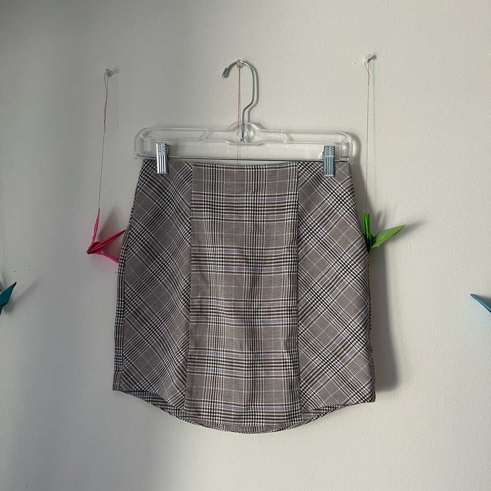 Plaid skirt from Zara